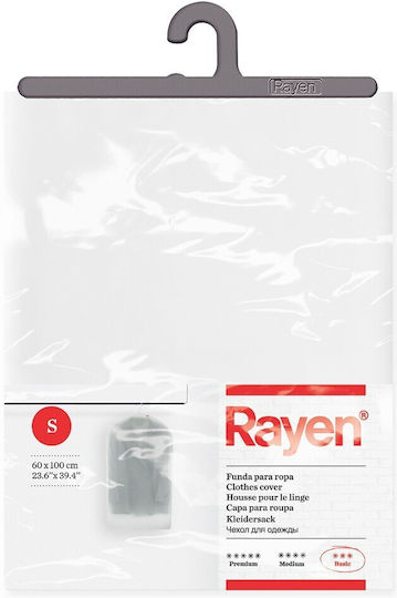 Rayen Kunststoff Aufbewahrungshülle für Kleidung 60x100cm 1Stück