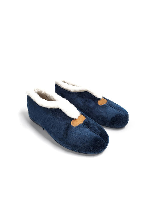 Medies Închis Women's Slippers D33 Blue