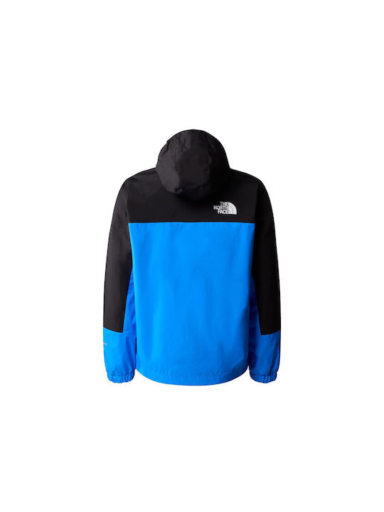 The North Face Kids Sports Jacket with Lining & Hood Blue Antora