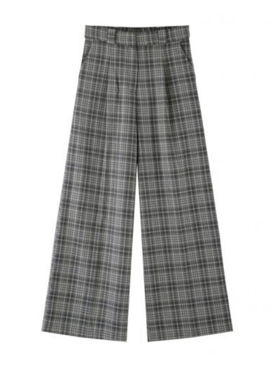 Grace & Mila Women's Fabric Trousers Grey