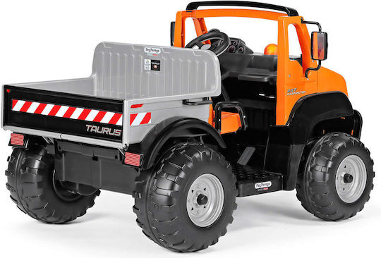 Taurus Doppelsitzer Lastwagen 12 Volt Orangen Für 3+ Jahre