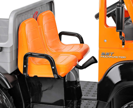Taurus Doppelsitzer Lastwagen 12 Volt Orangen Für 3+ Jahre