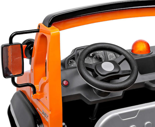 Taurus Doppelsitzer Lastwagen 12 Volt Orangen Für 3+ Jahre