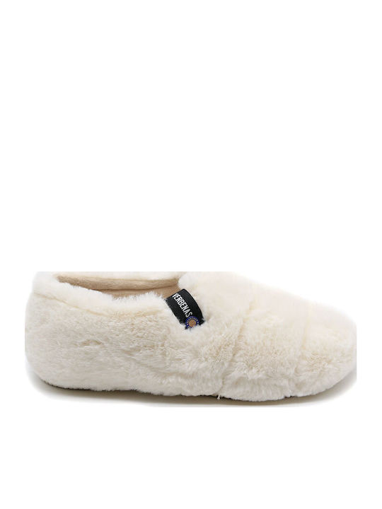 Groseto Geschlossene Damen Hausschuhe Beige