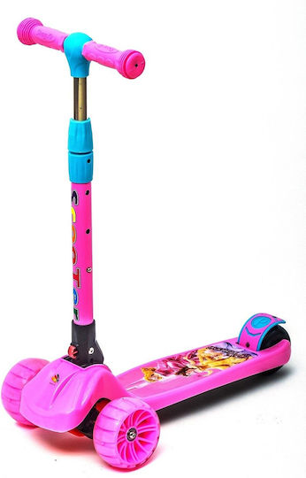 Princess Kids Scooter Princess 3-Wheel Pink