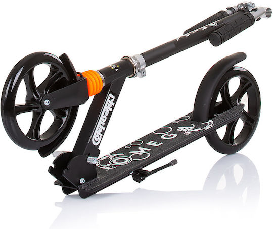 Chipolino Kids Scooter Foldable Omega 2-Wheel for 8+ Years Black