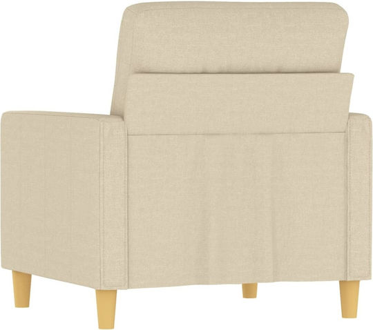 Armchair Cream 78x77x80cm