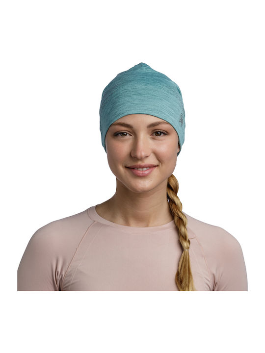 Beanie Unisex Beanie Knitted in Turquoise color