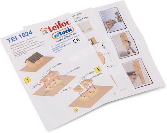 Teifoc Παιχνίδι Κατασκευών Small House για Παιδιά 6+ Ετών