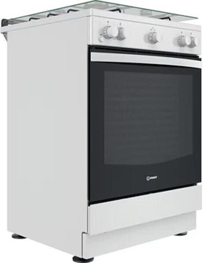 Indesit Gasherd 71Es B60cm. White