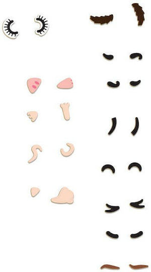 Fiesta Crafts Μαγνητικό Παιχνίδι Κατασκευών Faces Activity Box