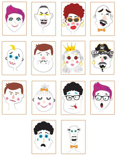 Fiesta Crafts Μαγνητικό Παιχνίδι Κατασκευών Faces Activity Box