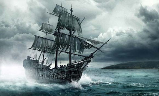 Ανέλιξη Παιχνίδι Κατασκευών Χάρτινο Black Pearl Πλοίο