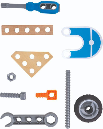 Hape Παιχνίδι Κατασκευών Ξύλινo Motorbike για Παιδιά 3+ Ετών