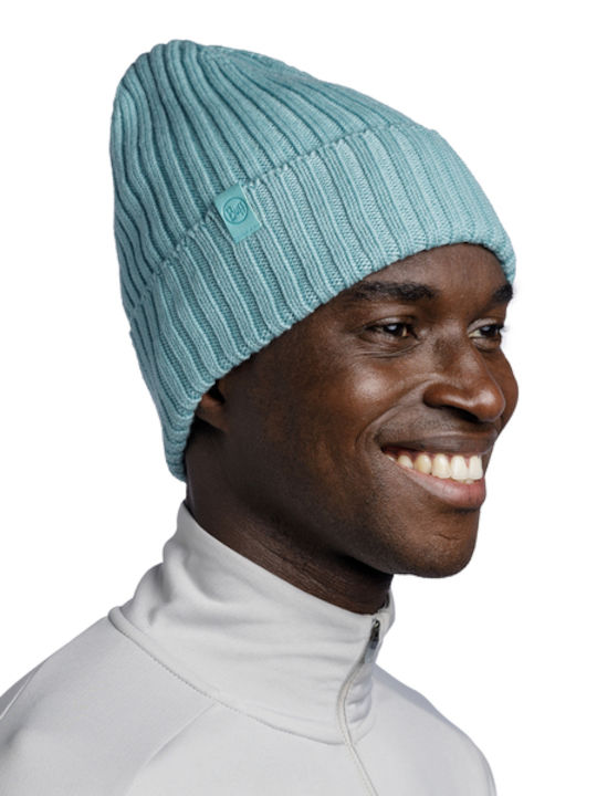 Hat Norval Beanie Unisex Beanie Gestrickt in Türkis Farbe