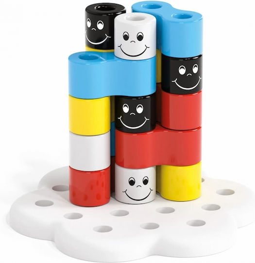 Quercetti Plastic Construction Toy Twin Pegs for Children 1++ Years