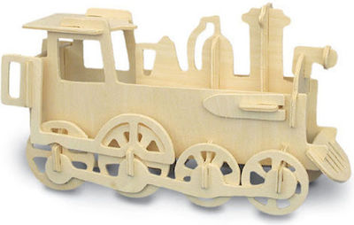 Anelixi Wooden Construction Toy Ατμομηχανή