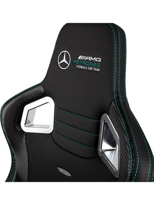 Noblechairs Epic Καρέκλα Gaming Δερματίνης με Ρυθμιζόμενα Μπράτσα Mercedes-AMG Petronas Formula One Team Edition