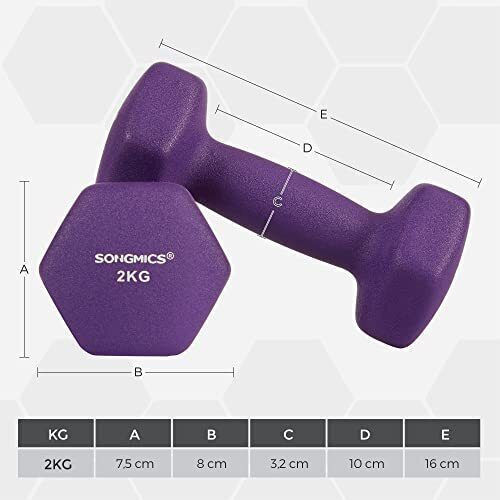 Songmics Βαράκι από Νεοπρένιο 1 x 2kg