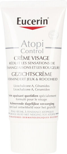 Eucerin AtopiControl Хидратиращо и Възстановяващо Крем за Лице с Церамиди 50ml