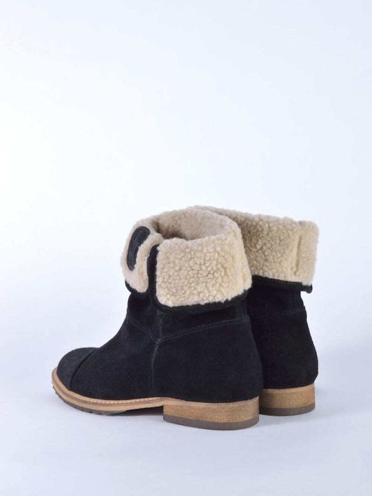 Armani Jeans Beige Boots Black