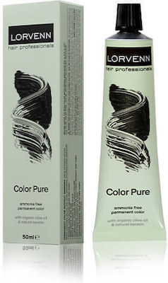 Lorvenn Color Pure Haarfarbe kein Ammoniak 8.37 Blonde Light Dore Coffee 50ml