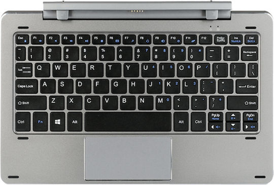Chuwi για Hi10 X Πληκτρολόγιο με Touchpad για Tablet Αγγλικό US Γκρι