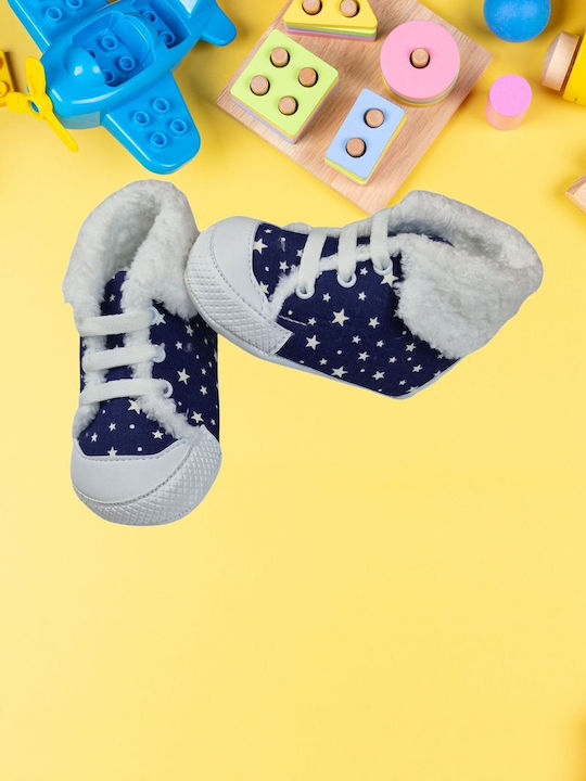 Bebiccino Βρεφικά Sneakers Αγκαλιάς Μπλε