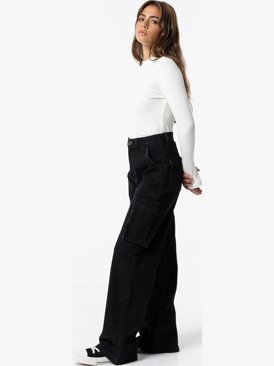 Kids' Denim Pants Black