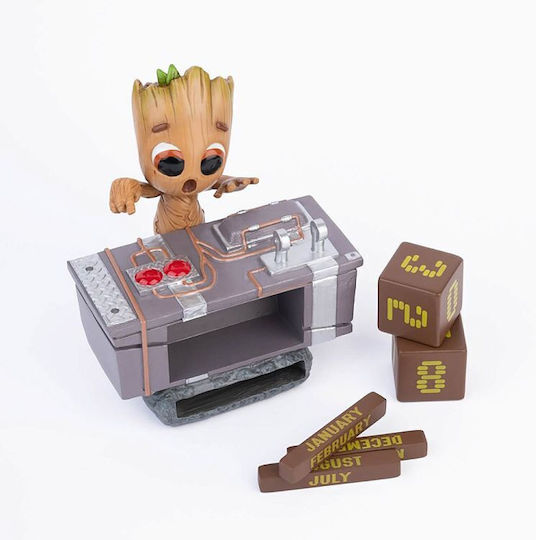 Grupo Erik Ημερήσιο Διαρκές Marvel Groot Death Button Καφέ 12.3x13εκ.