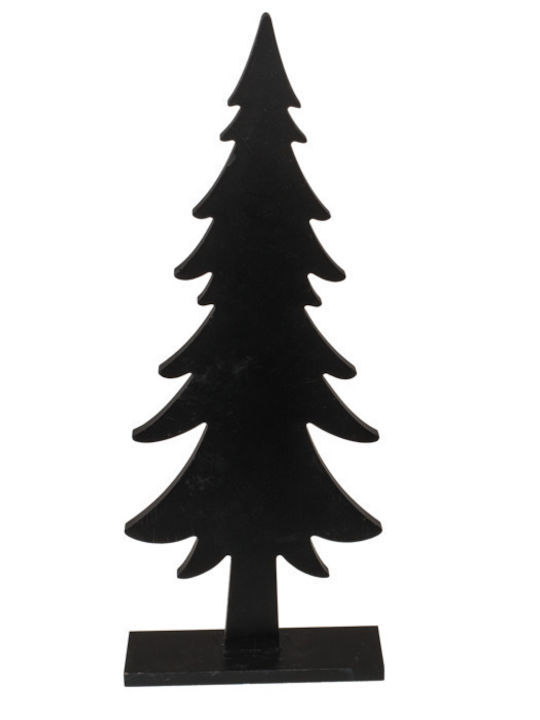 Christmas Decorative Wood Tree 38cm Black
