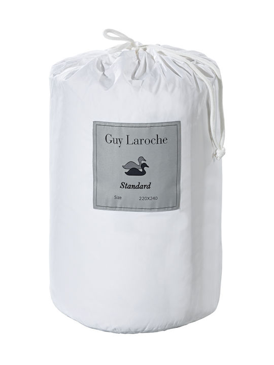 Guy Laroche Bettdecke Einzelbett Daunen 160x220cm Standard Weiß 260 GSMGsm 10.5 togs Togs