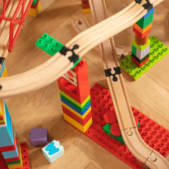 Toy2 Track Connector Αξεσουάρ Σιδηρόδρομου για 3+ Ετών