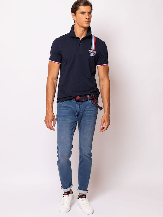 Heavy Tools Herren Kurzarmshirt Polo BLUE NAVY