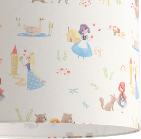 Veis Einfaches Licht Kinderdeckenleuchte Deckenleuchte 15W mit Fassung E27 Weiß 35x24cm