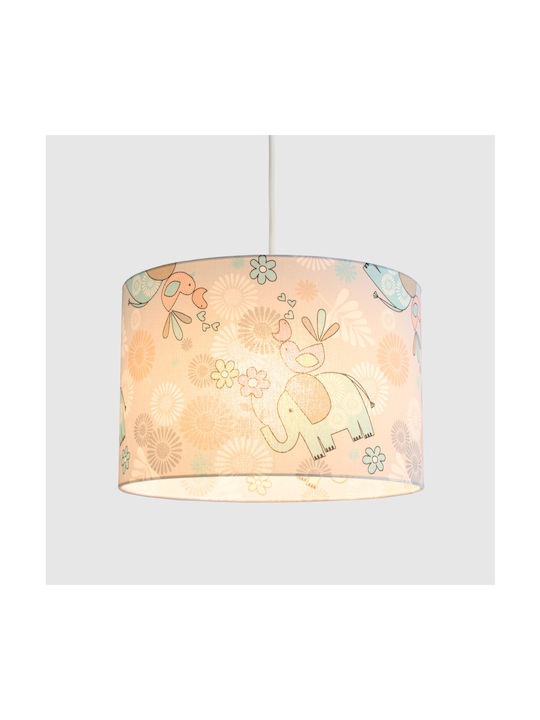 Veis Elephants Lumină de tavan pentru copii Ceiling Light cu suport pentru bec E27 Gray