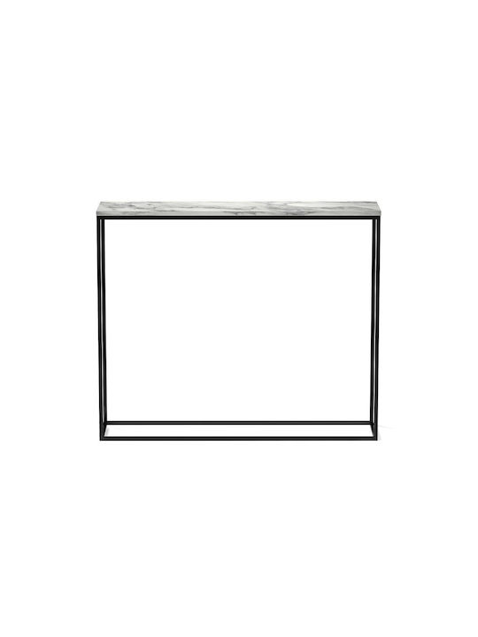 Mahaut Console Table Marble L75xW22xH90cm