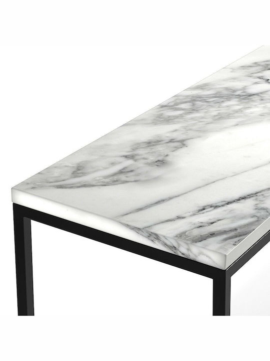 Mahaut Console Table Marble L75xW22xH90cm