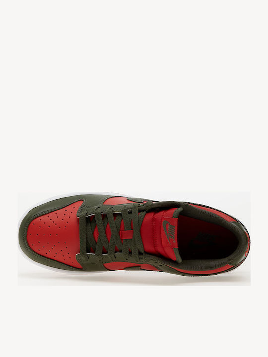 Dunk Low Retro Sneakers Mystic Red / Cargo Khaki