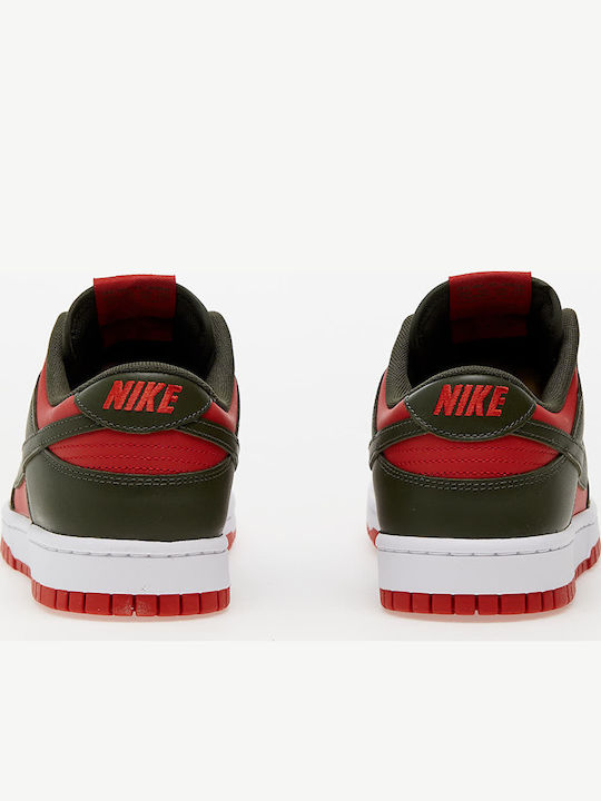 Dunk Low Retro Sneakers Mystic Red / Cargo Khaki