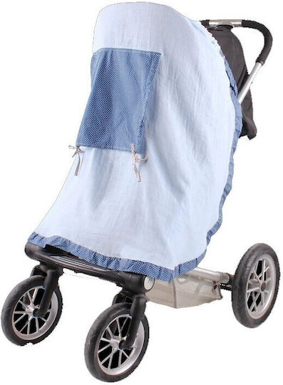 Minene Sonnenschirm Kinderwagen Blau