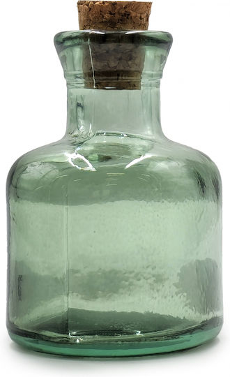 Glass Drops Μπουκάλι Νερού Γυάλινο με Φελλό 125ml Glass Drops Μπουκάλι Νερού Γυάλινο με Φελλό 125ml