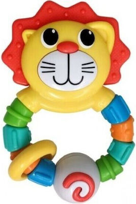 Infantino Lion Teething Rattle made of Plastic for 3 m+ 1pcs