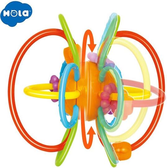 Hola Toys Μασητική Κουδουνίστρα Οδοντοφυΐας από Πλαστικό για 0 m+