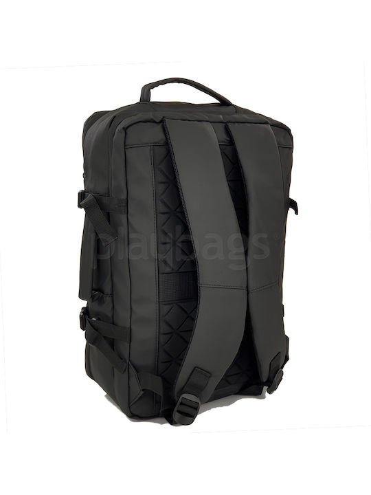 Playbags Collection Τσάντα Πλάτης 17" Μαύρη