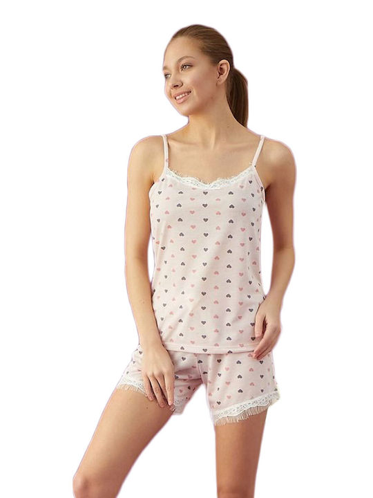 Eliz Summer Women's Pyjama Set Pink