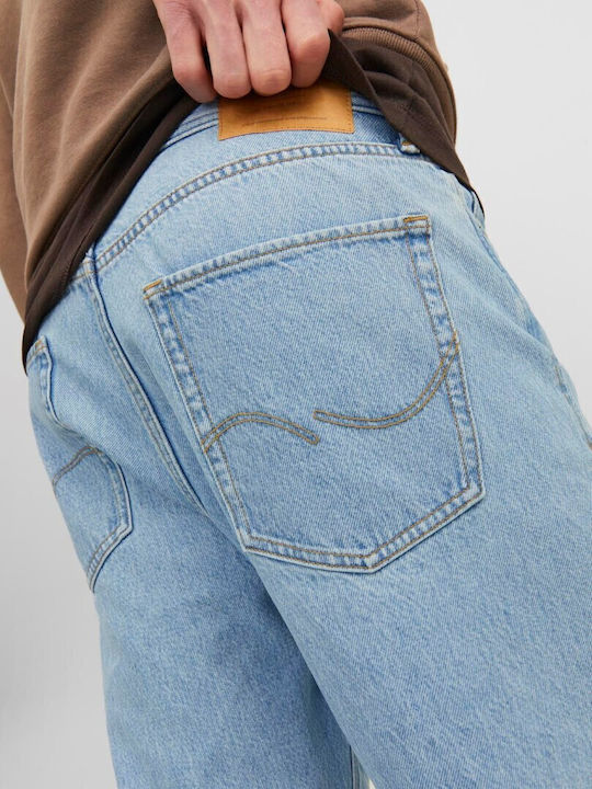 Ανδρικό Παντελόνι Τζιν με Loose Baggy Εφαρμογή Μπλε