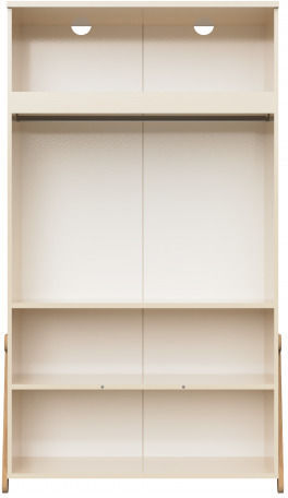 Δίφυλλη Ντουλάπα Μπεζ 101x54x180cm
