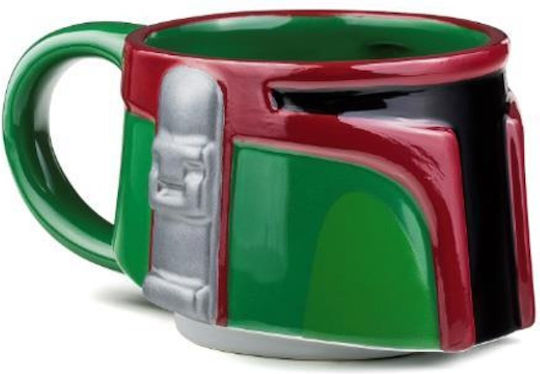 Abysse Star Wars Boba Fett 3D Shaped Mug Cană Ceramică Verde 600ml