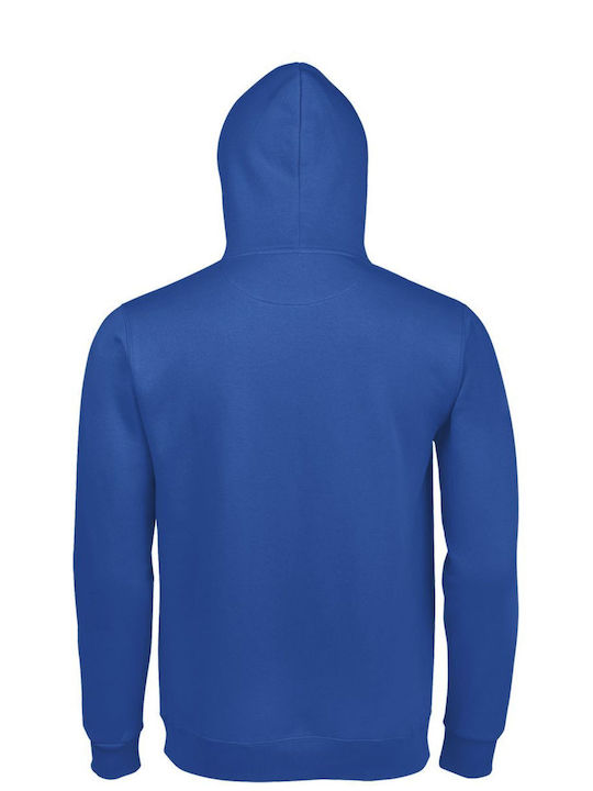 Unisex Hoodie, Organic "Rebel", Royal Blue